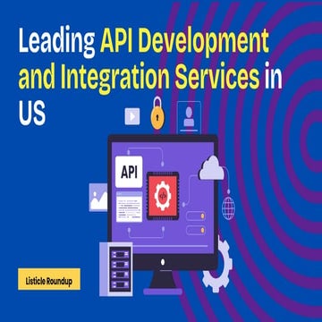 Leading Custom API Development and API Integration Services in US