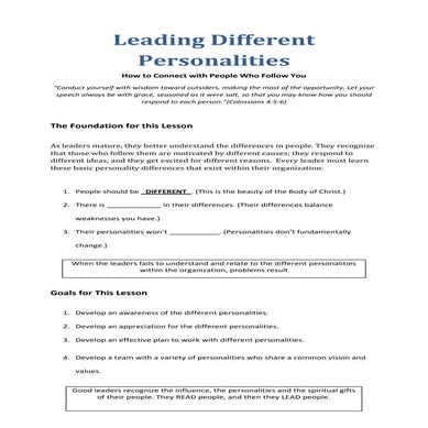 Leading different personalities (Ej Guevarra)