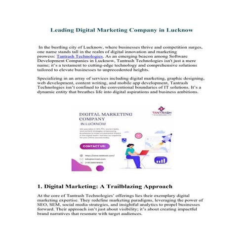 Leading Digital Marketing Company in Lucknow