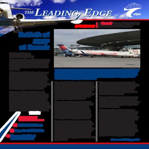 Leading Edge, pilot safety newsletter, Spring 2009