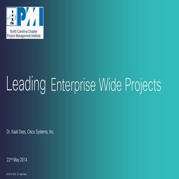Leading Enterprise Wide Projects
