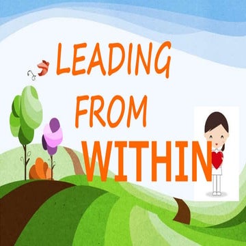 Leading From Within by Hazel Calivo