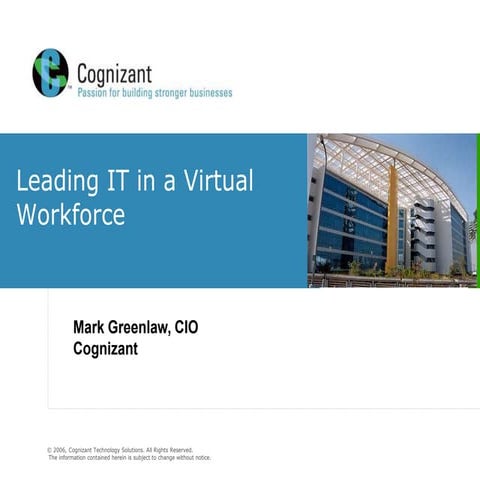 Leading in a Virtual Environment