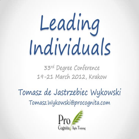 Leading Individuals | PDF