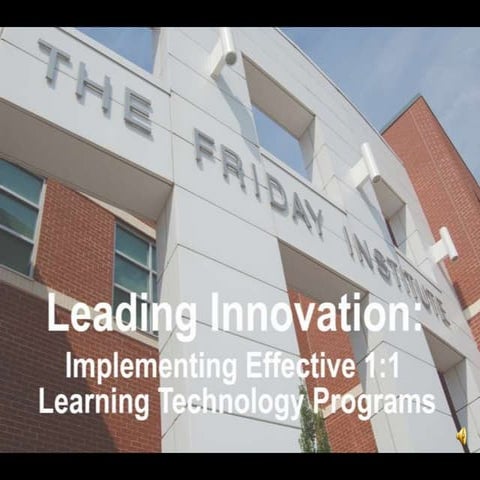 Leading Innovation 2009 Final Slideshow