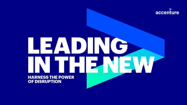 Leading In The New | Harness The Power Of Disruption