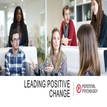 Leading Positive Change  