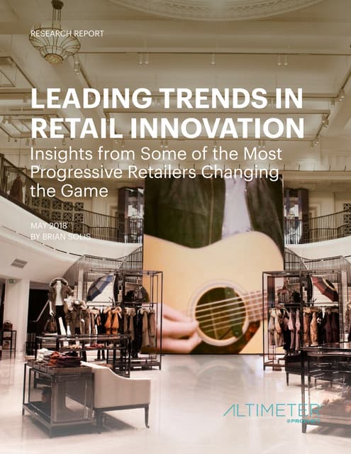 Leading Trends in Retail Innovation by Brian Solis