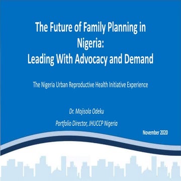 Leading With Demand and Advocacy by Dr. Mojisola Odeku