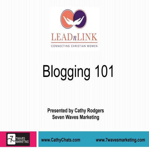 Blogging 101