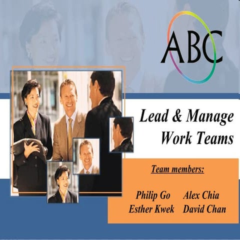 Lead & manage   final