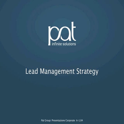 Lead Management Strategies