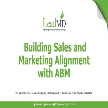 How to Build Sales & Marketing Alignment with Account-Based Marketing