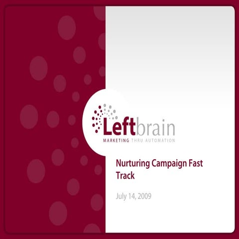Lead Nurturing Campaign Fast Track