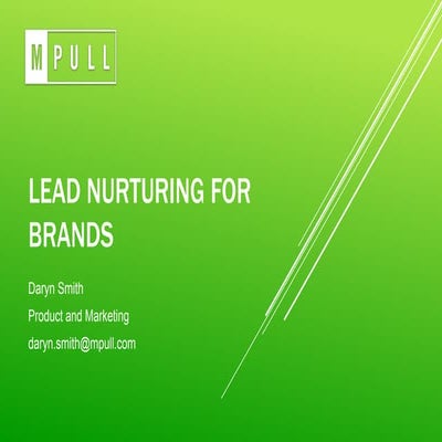 Lead Nurturing for Brands
