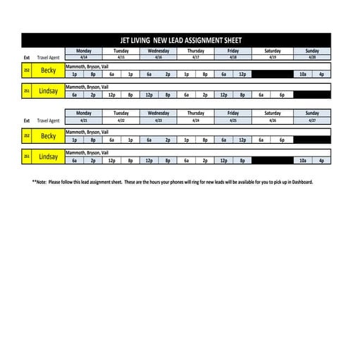 Lead schedule | PDF