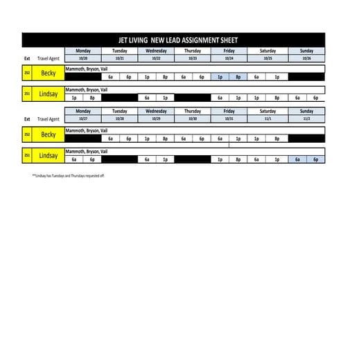 Lead schedule | PDF