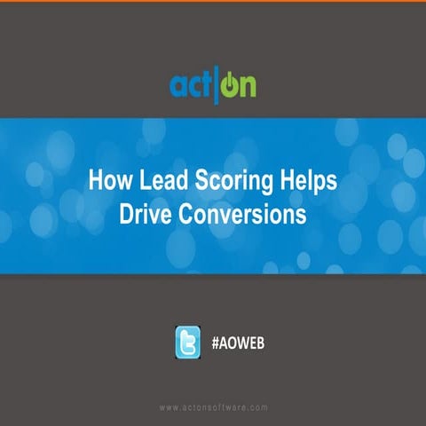 Lead Scoring Conversions Webinar