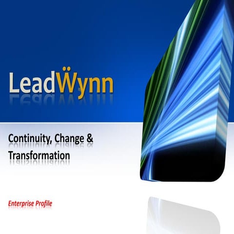 Leadwynn profile | Change Management services