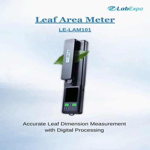 Leaf Area Meter LE-LAM101 | Licor Leaf Area Meter | PDF