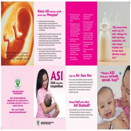 Leaflet ASI EKSLUSIF PROMOSI KESEHATAN