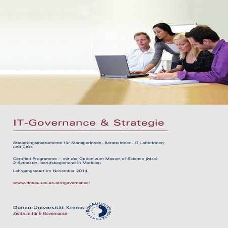 Certified Experte IT-Governance & Strategie 2013