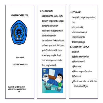 Leaflet Gastroenteritis/ Diare
