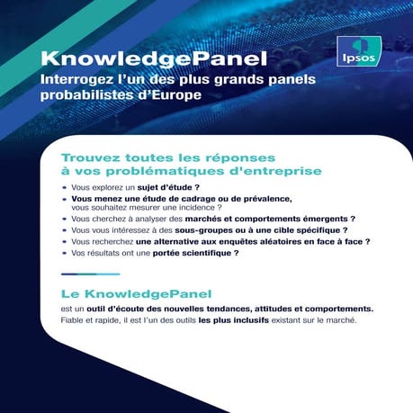 Découvrez le KnowledgePanel