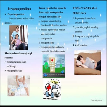 Leaflet persiapan persalinan 
