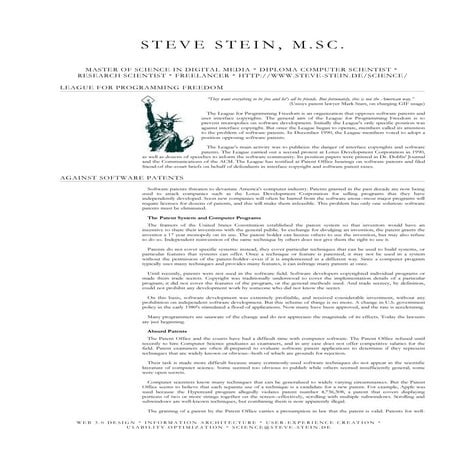 On Software Patenting Ppt