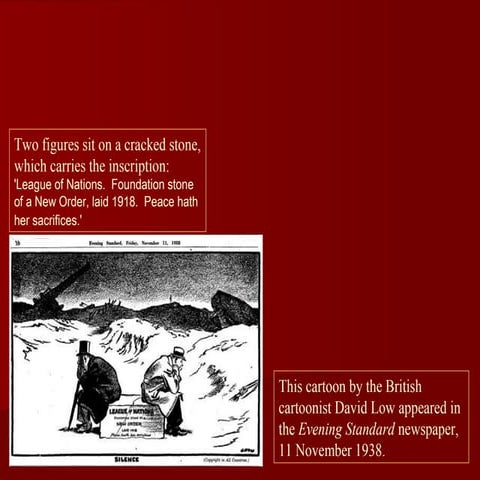 League of nations failure starter activity