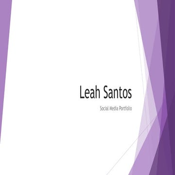 Leah Santos Social Media Profile