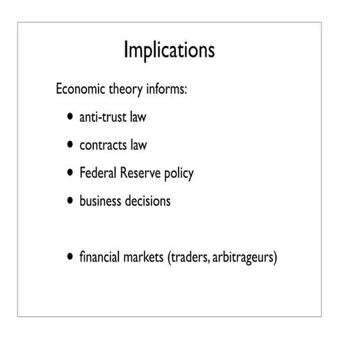 Irrationality in Economics