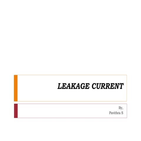 Leakage current