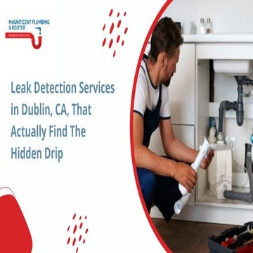 Leak Detection Services in Dublin, CA, That Actually Find The Hidden Drip.pptx
