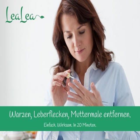 LeaLea Creme zur Entfernung von Warzen, Muttermalen und Leberflecken | PPTX