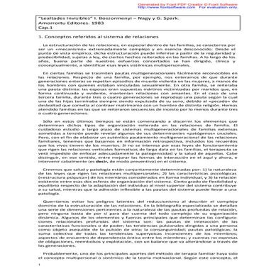 Lealtades invisibles