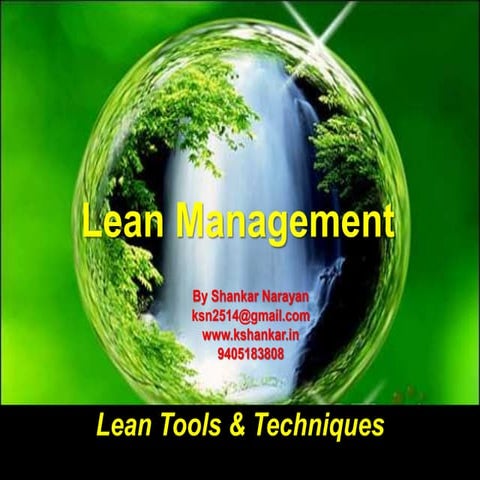 Lean Management & TPS Tools
