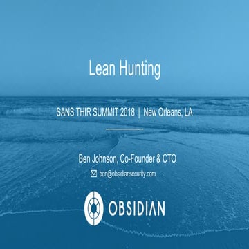 Lean Hunting
