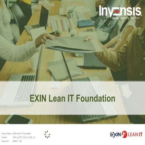 EXIN Lean IT Course Preview