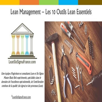 Lean Management - 10 outils essentiels