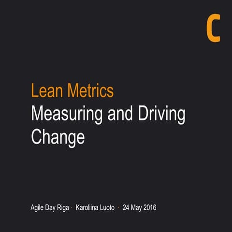 Lean Metrics Riga