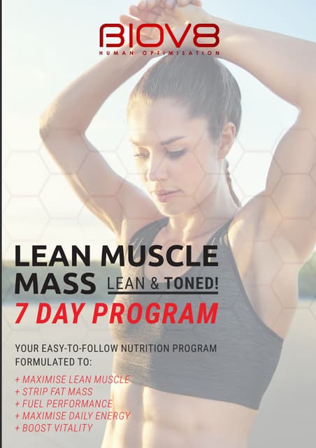 The Ultimate 7 Day Meal Plan for Muscle Gain | PDF