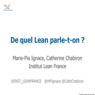 Qu'est-ce qu'est (et n'est pas) le ...