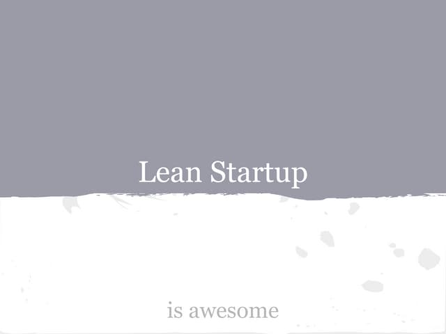 Lean Startup Business Tactics - Identifying Your Minimal Viable Product