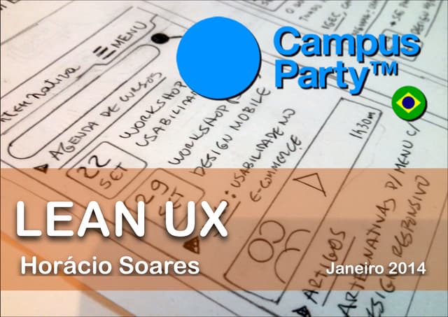 LEAN UX - Campus Party 2014
