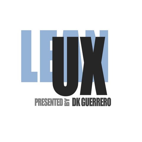 Lean ux-presentation