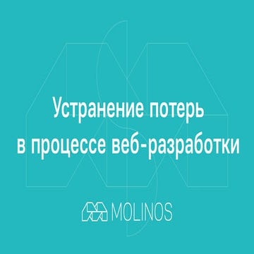Устранение потерь в процессе веб-разработки | PPT | Free Download