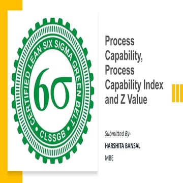 Lean Six Sigma Presentation 