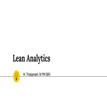 Lean Analytics for Startups and Enterprises | PDF